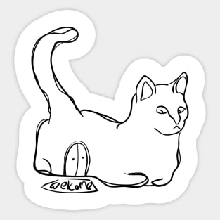 The Cat Cat Sticker